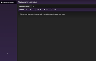 Main Application Page