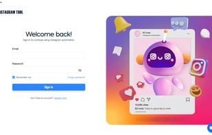 Create Ezinsta account to start
