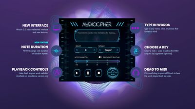 AudioCipher V2.0 Features