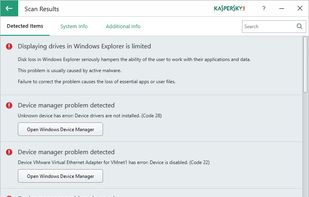 Kaspersky System Checker screenshot 1