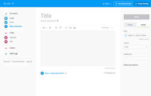 Siteleaf screenshot 1