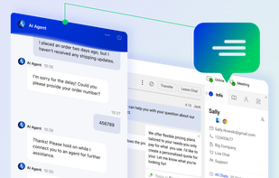 Comm100 Live Chat screenshot 1