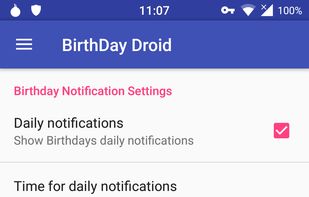 BirthDayDroid screenshot 3