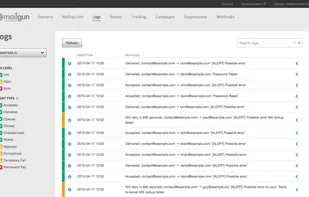 Mailgun screenshot 1