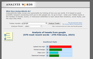Analyze Words screenshot 1