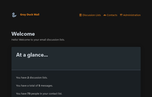 Gray Duck Mail screenshot 1
