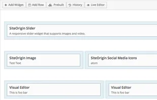 SiteOrigin Page Builder screenshot 1