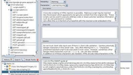 OWASP Zed Attack Proxy (ZAP) screenshot 1