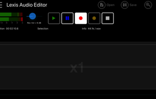 Lexis Audio Editor screenshot 1