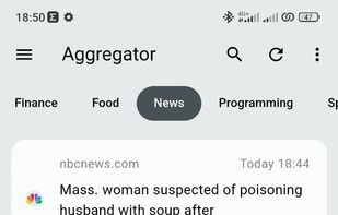 Aggregator News screenshot 1