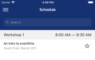 eventOne screenshot 1