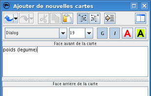 Adding cards to Pauker shows similar cards already in the study deck.