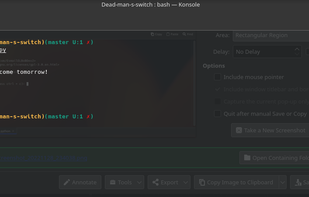  Dead man's switch screenshot 1