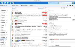 - View emails, call records, and social messages within the same platform
- Access call records and consolidate call summaries
