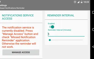 Missed Notifications Reminder screenshot 3