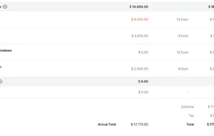 Create and estimate your project budget. Keep track of overpayments with ease.