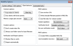 MultiPar screenshot 3