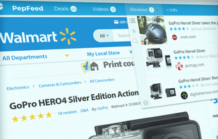 Browser app working on Walmart.com