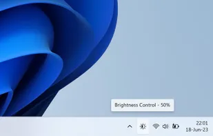 BrightnessControl screenshot 1