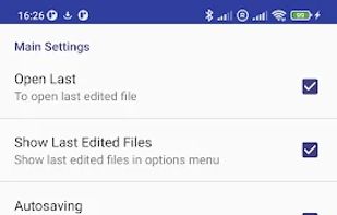 Simple Text Editor for Android screenshot 1