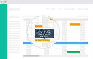 Look at eligible vs lapsed holidays of the employees