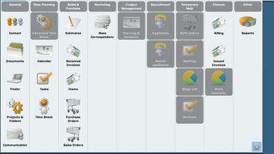 Multi-module solution allowing to run various online applications.
