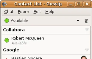 GNOME Gossip screenshot 1