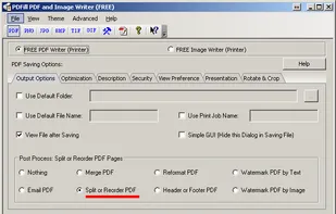 Split or Reorder PDF