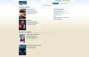 Subscene screenshot 1