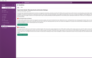 Daily product growth digest delivered to your team's Slack.