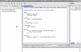 Eclipse Xtext screenshot 1