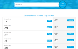 Freenom screenshot 1