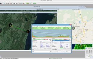 Detailed Point to Point Radio link graph