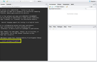 Blogdown screenshot 1