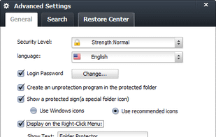 Kakasoft Folder Protector screenshot 1