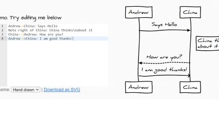 js-sequence-diagrams screenshot 1