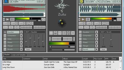 Zulu DJ Mixing Software - Main Screen