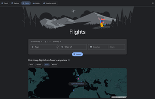 Google Flights screenshot 1