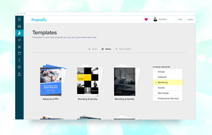 Proposify screenshot 1