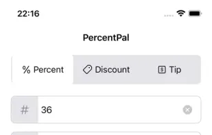 PercentPal screenshot 2