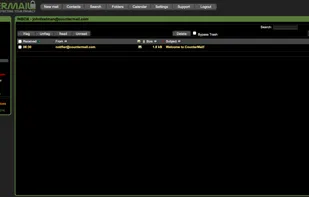 Countermail's inbox (default theme).
