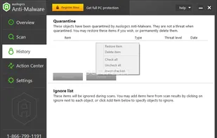 Auslogics Anti-Malware screenshot 2