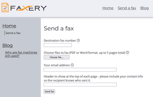 Faxery screenshot 1