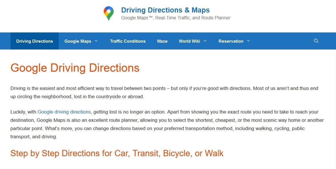 Driving Directions Between Two Points Driving Directions Alternatives Top 10 Map Services And Similar Websites Alternativeto