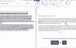 Clear formatting but keep essentials like bold and hyperlinks while enforcing your preferred font