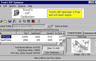 Trout's GIF Optimizer screenshot 1