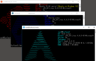 ArchWSL screenshot 1