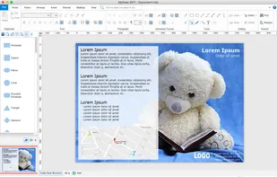 MyDraw Flyers and Certificates Brochure Teddy Bear Brochure