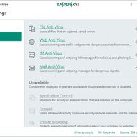 Kaspersky Free - Settings
