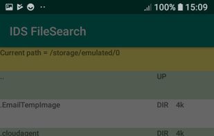 Android File Search screenshot 1